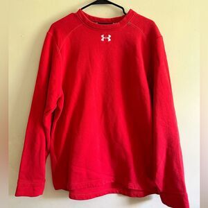 Under Armour M/LG Rival Fleece Team Crew Long-Sleeve Red Men’s Sweatshirt,siz…